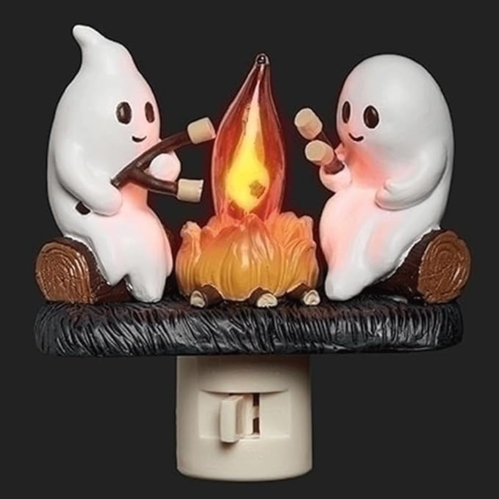 Flickering Halloween Ghost Campfire Nightlight