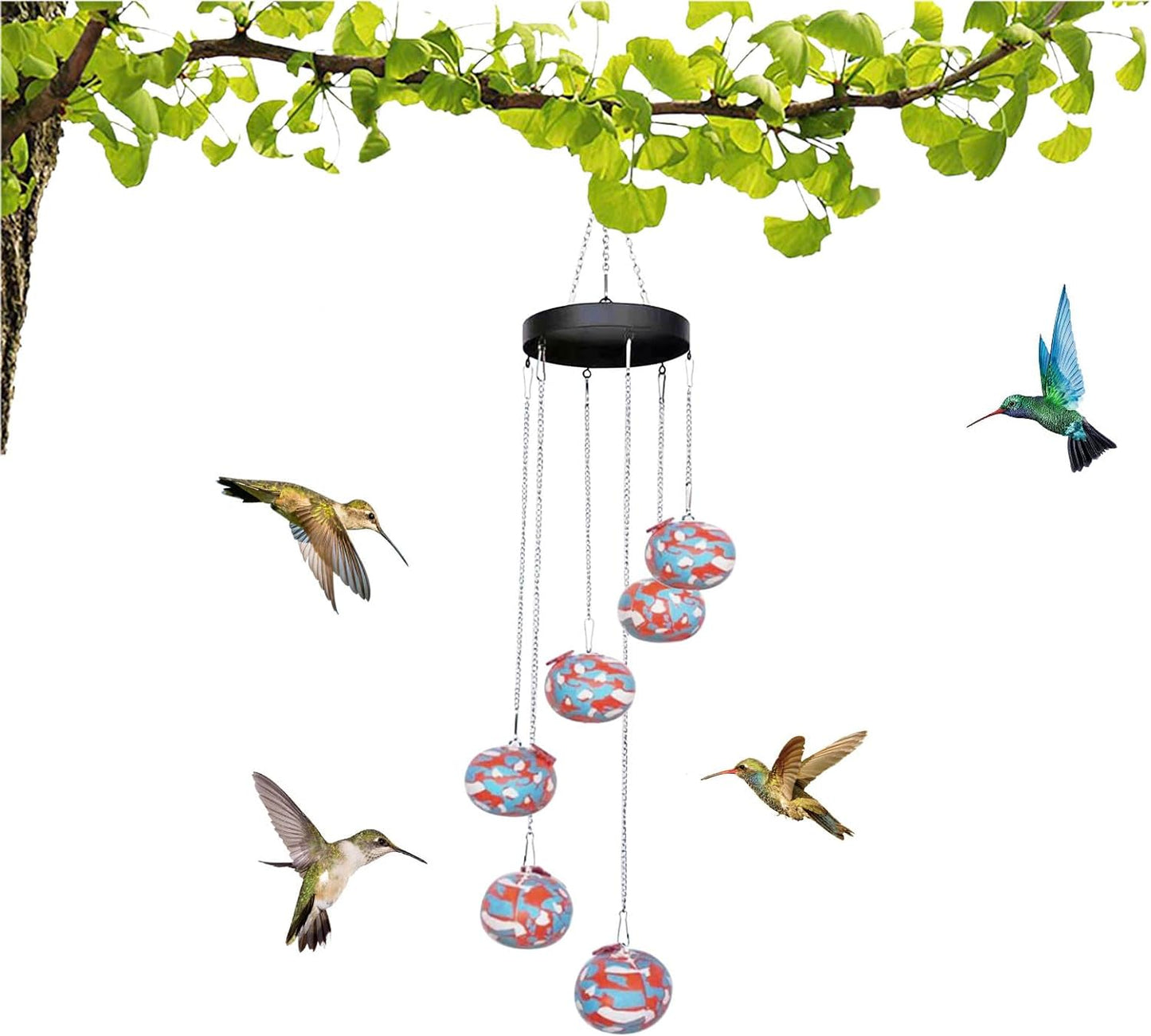 Charming Hummingbird Feeder (durable plastic)