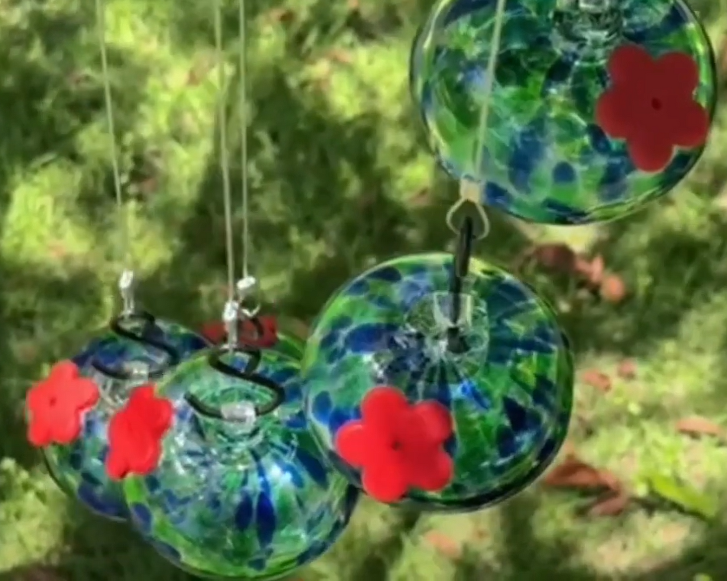 Lightning™ Glass Hummingbird Feeders