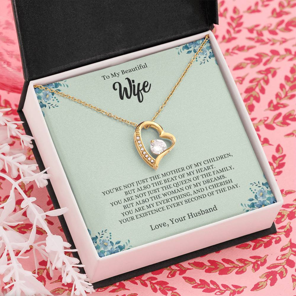 To My Wife - Forever Love Necklace (Not Just the Mother)