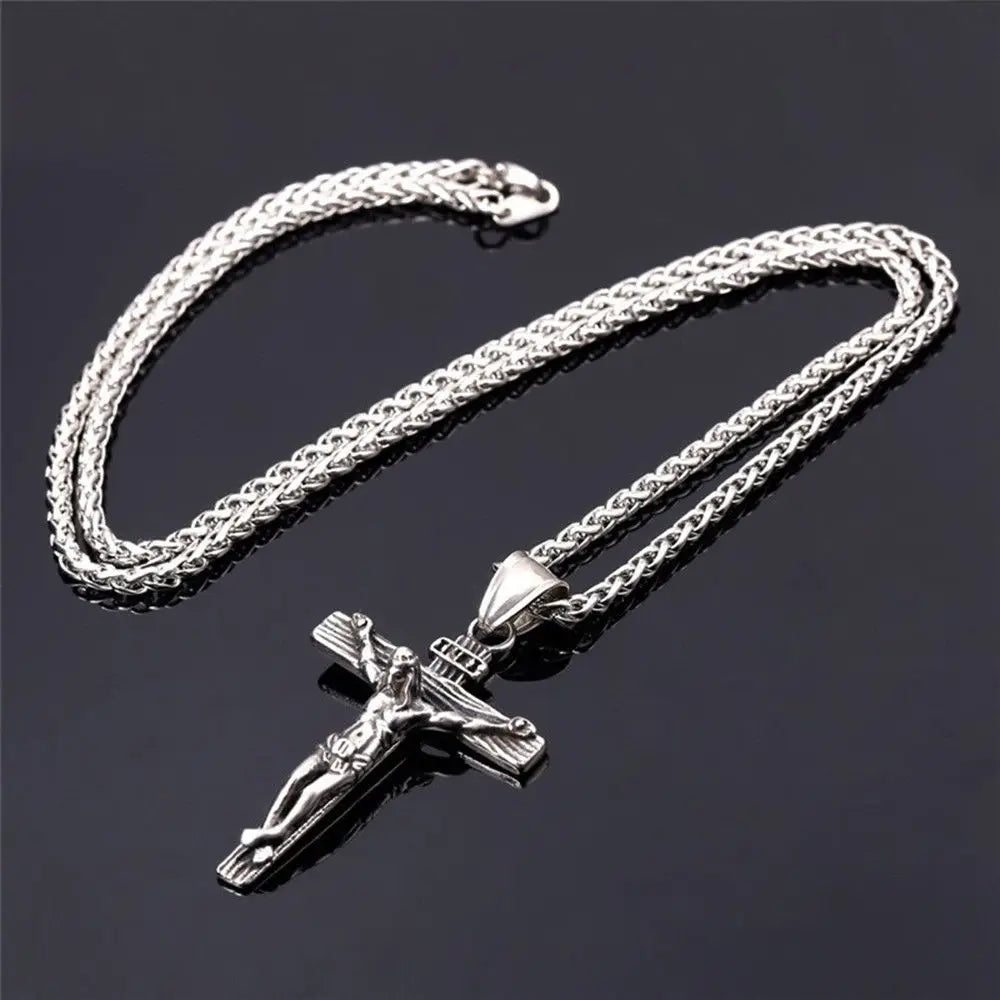 Crucifix Jesus Cross Necklace