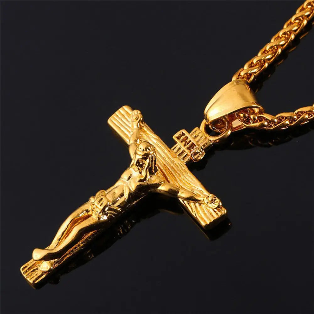 Crucifix Jesus Cross Necklace