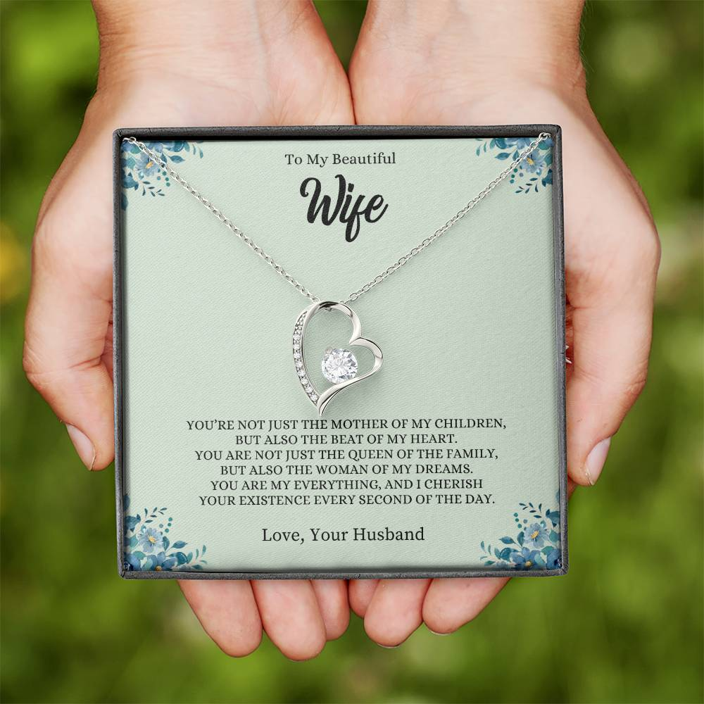 To My Wife - Forever Love Necklace (Not Just the Mother)