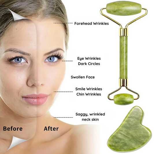 Gua Sha Natural Stone Facial Roller