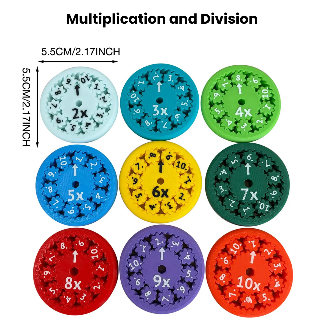 2024 Math Fact Fidget Spinners