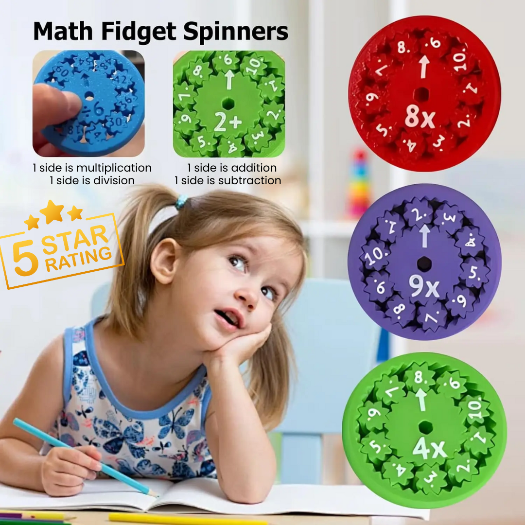 2024 Math Fact Fidget Spinners