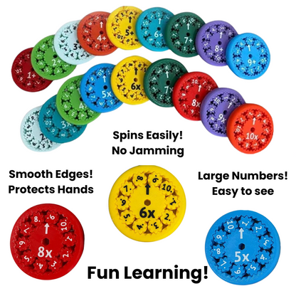 2024 Math Fact Fidget Spinners