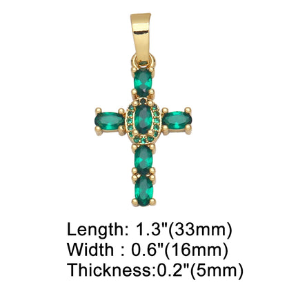 Colorful Cross Pendant