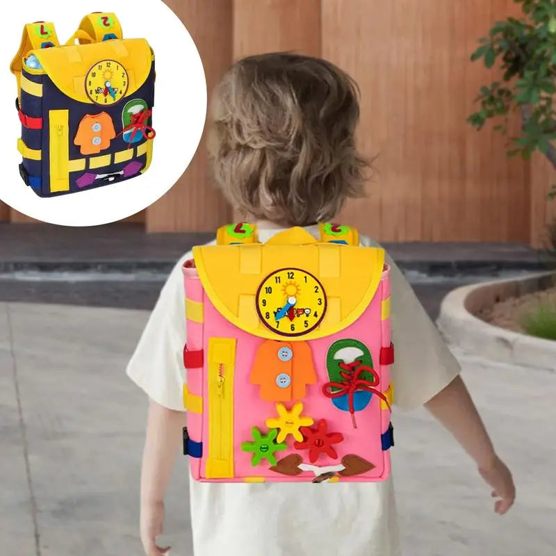 Montessori Toddler Activity Backpack