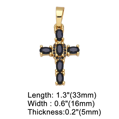 Colorful Cross Pendant