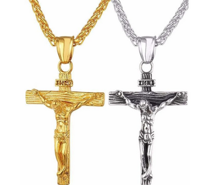 Crucifix Jesus Cross Necklace