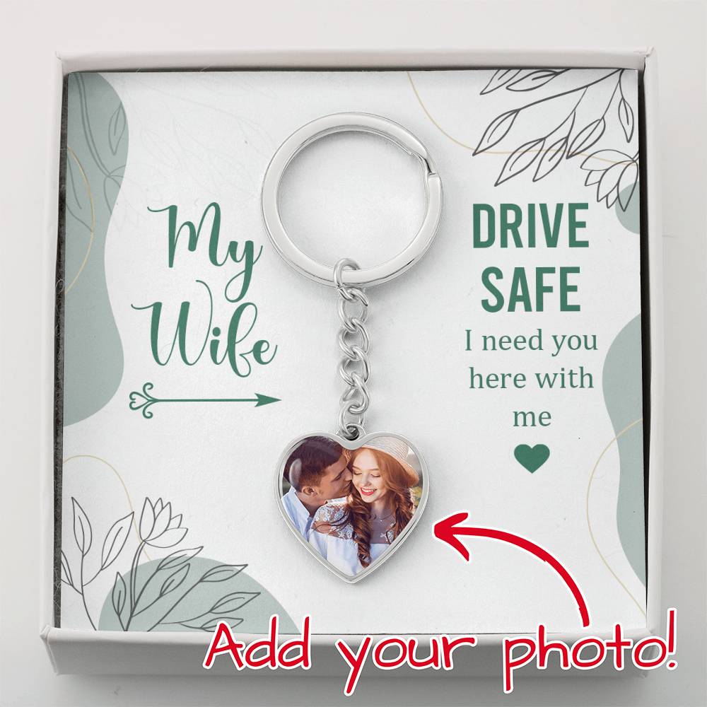 To My Wife - Personalized Keychain