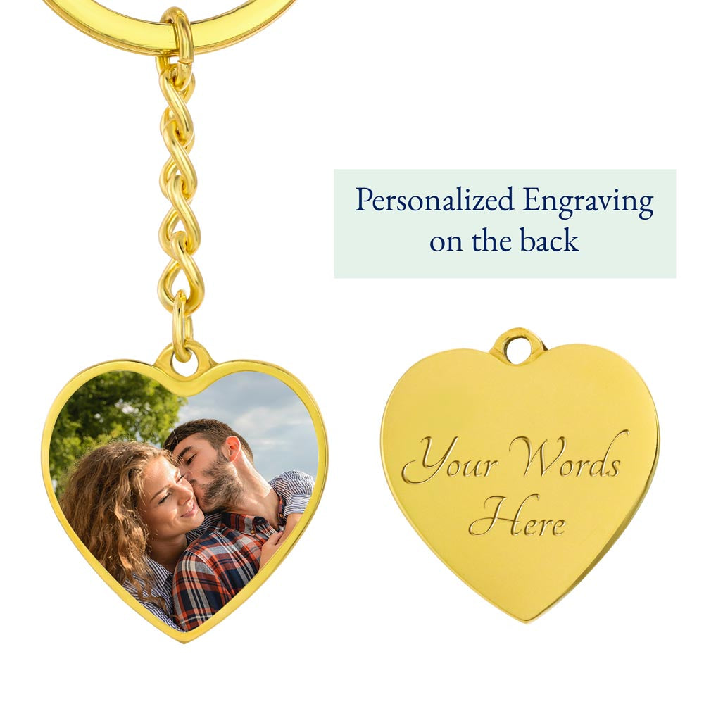 To My Wife - Personalized Keychain