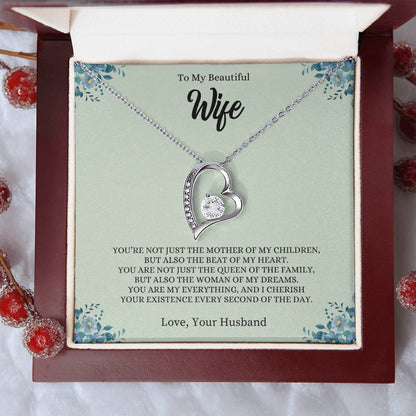 To My Wife - Forever Love Necklace (Not Just the Mother)