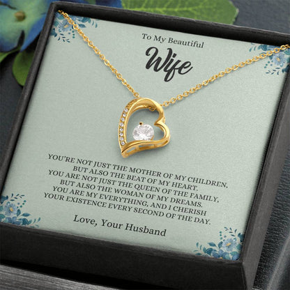 To My Wife - Forever Love Necklace (Not Just the Mother)