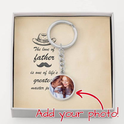 To My Dad - Personalized Keychain