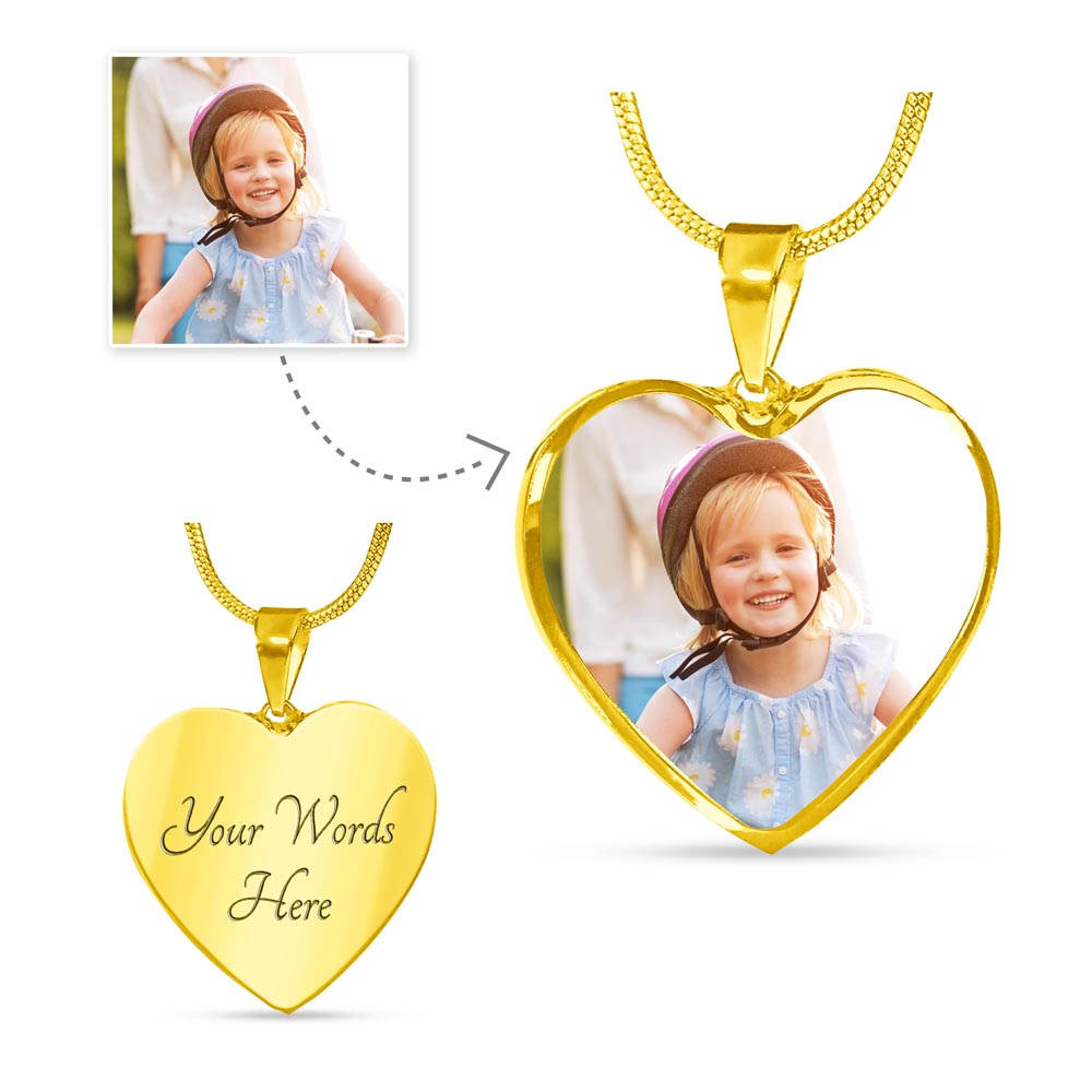 My Loved Ones Customizable Heart Necklace