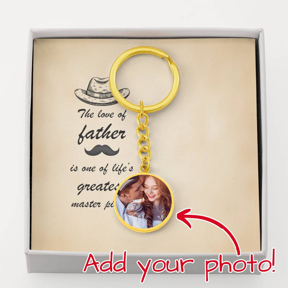 To My Dad - Personalized Keychain