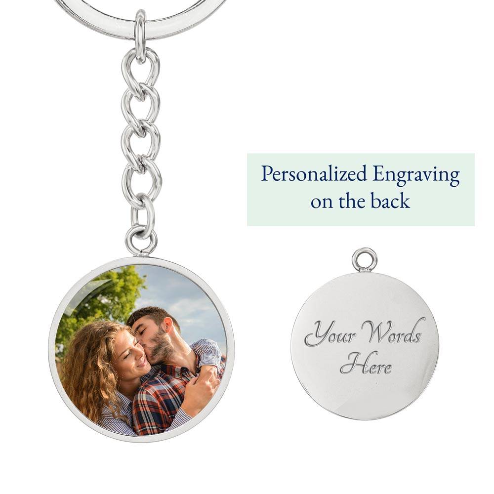 To My Dad - Personalized Keychain