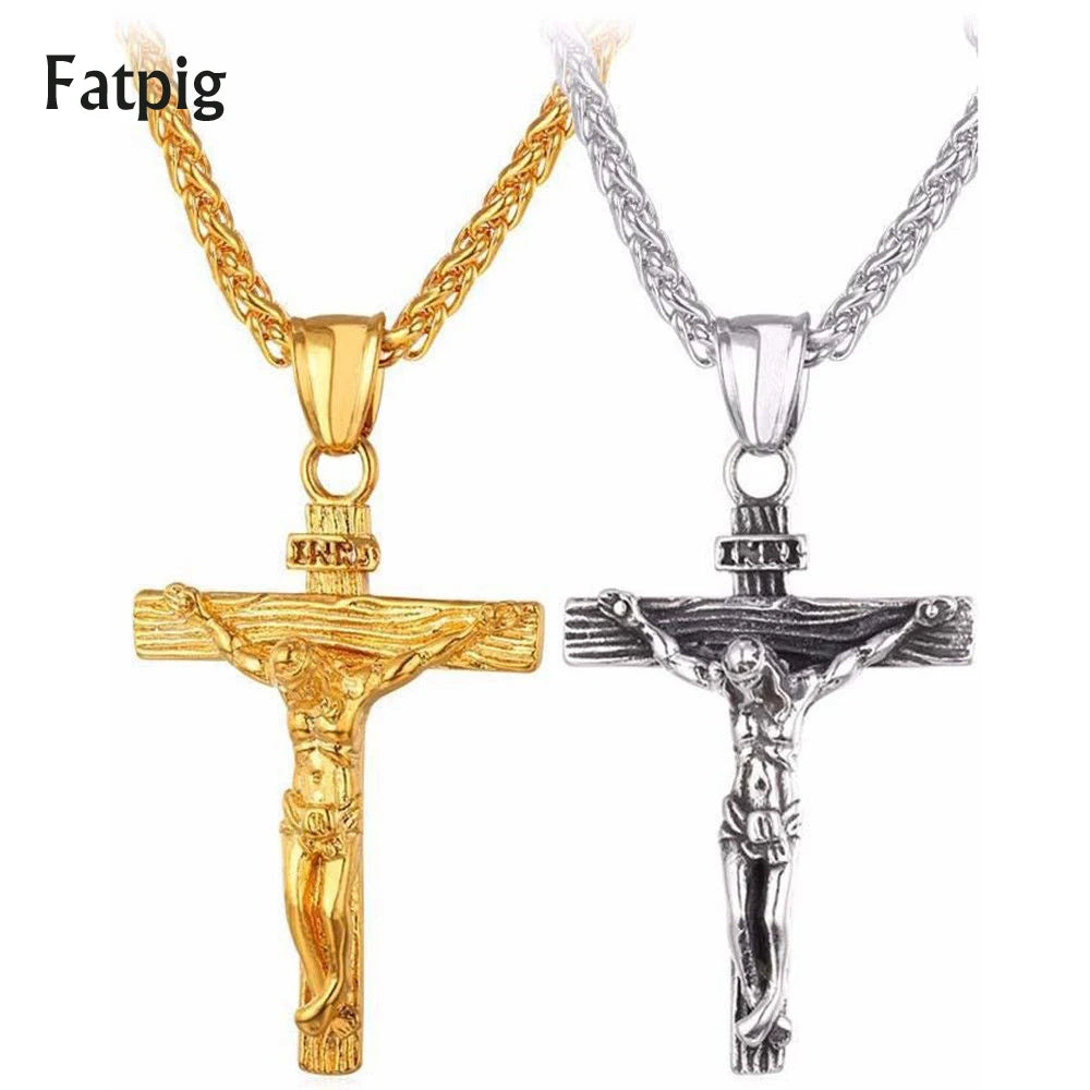 Crucifix Jesus Cross Necklace